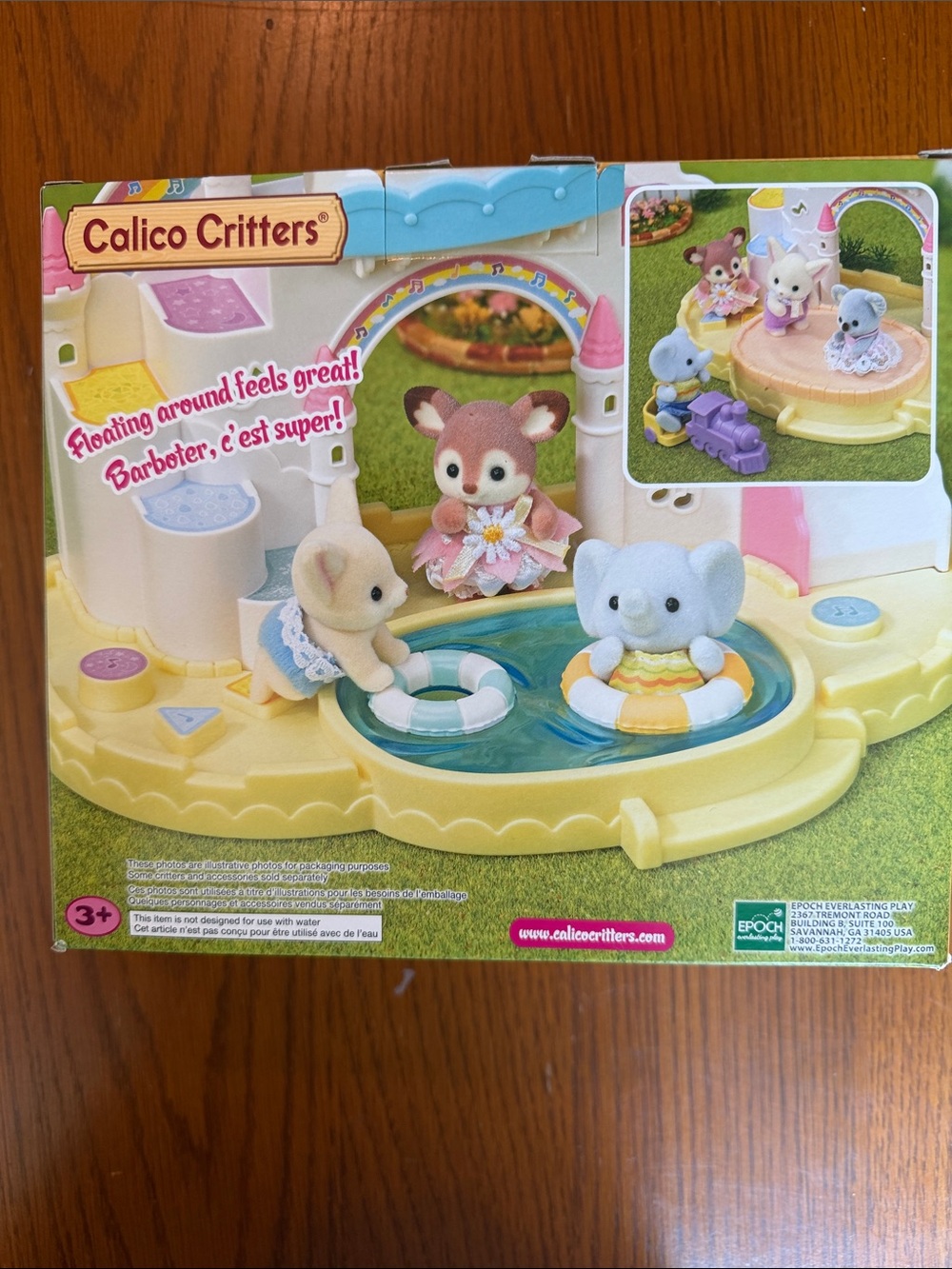 Calico Critters Nursery Sandbox & Pool Accessory Set- includes elephant NEW - Picture 3 of 8